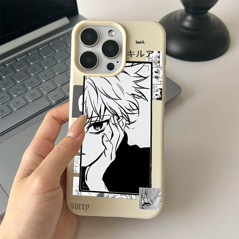 Ốp lưng cho iPhone 17 16 Pro Max 15 14 13 12 11 Hình ghép cậu bé Manga