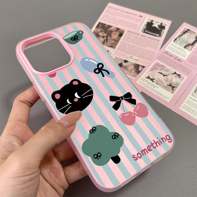Ốp lưng điện thoại họa tiết ngôi sao đồng tâm cho iPhone 17/16 Pro Max/15/14/13/12/11