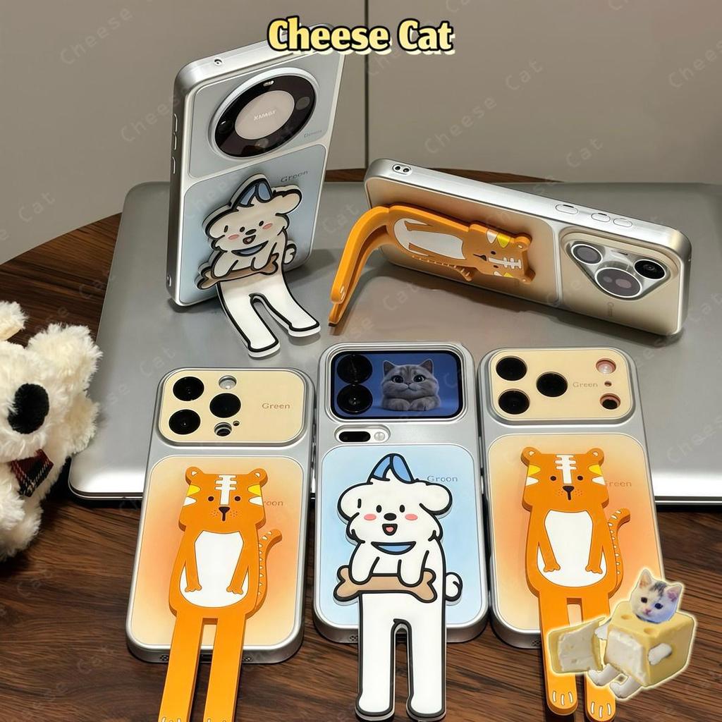 Chân Dài Chó Hổ Điện Thoại Da Ốp Lưng Điện Thoại iPhone 17 Pro Max 16 15 14 11 12 13 Pro Max Xs Max XR