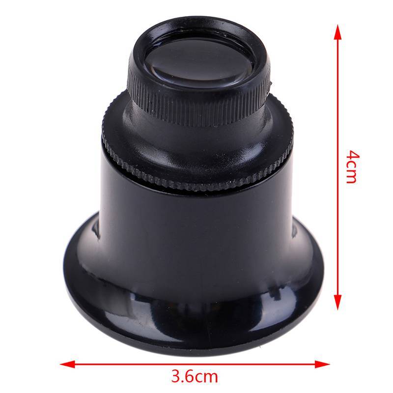 GKY Jeweler Watch Repair Magnifier Tool Kính lúp một mắt Loupe 20X Lens GKY