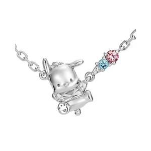 Hello Kitty Sanrio Series Pacha Dog Vòng cổ ngọt ngào Hoạt hình dễ thương Ánh sáng đơn giản Thời trang sang trọng Phù hợp với mọi trận đấu