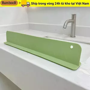 Tấm vách ngăn nước BAMBOOB, Tấm chắn bùn bồn rửa nhà bếp, Dụng cụ sắp xếp bồn rửa silicon mềm chống dầu đa chức năng Tiện ích nhà bếp