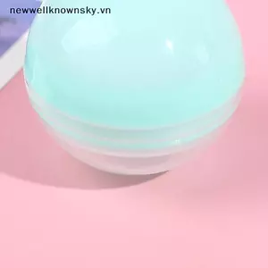 MỚI 100 Chiếc Nhựa Trống Đồ Chơi Bán Hàng Tự Động Viên Nửa Trong Suốt Nửa Màu Bóng Tròn SKY