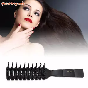 FAVORITEGOODS Lược Răng Rộng Nhựa Detangling Chống Tĩnh Điện Salon Dụng Cụ Tạo Kiểu