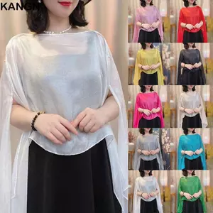 KANGN Khăn choàng nữ, Voan Pure Color Evening Prom Cape, Áo khoác thời trang Áo khoác Capes Nữ Bé gái