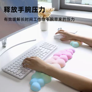 Cloud Label Pad Gradient Hỗ trợ cổ tay Hỗ trợ tay Phục hồi chậm Hỗ trợ cổ tay Memory Foam Chống trượt Hỗ trợ cổ tay Hỗ trợ tay