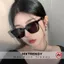 Kính râm gọng vuông chống tia UV chống nắng thời trang nam nữ phong cách Hàn Quốc R8