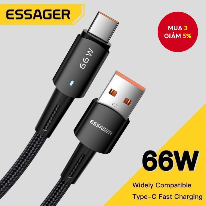 XIAOMI Dây Cáp Sạc Nhanh usb Loại c essager 66w 6a Cho vivo
