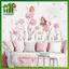 SWEET Hoạt Hình Hoa Hồng Cổ Tích Bồ Công Anh Tường Stiers Phòng Bé Gái Hoa Bướm Dán Tường Đề Can Phòng Ngủ Bé Mầm Non Trẻ Em Trang Trí Nhà n