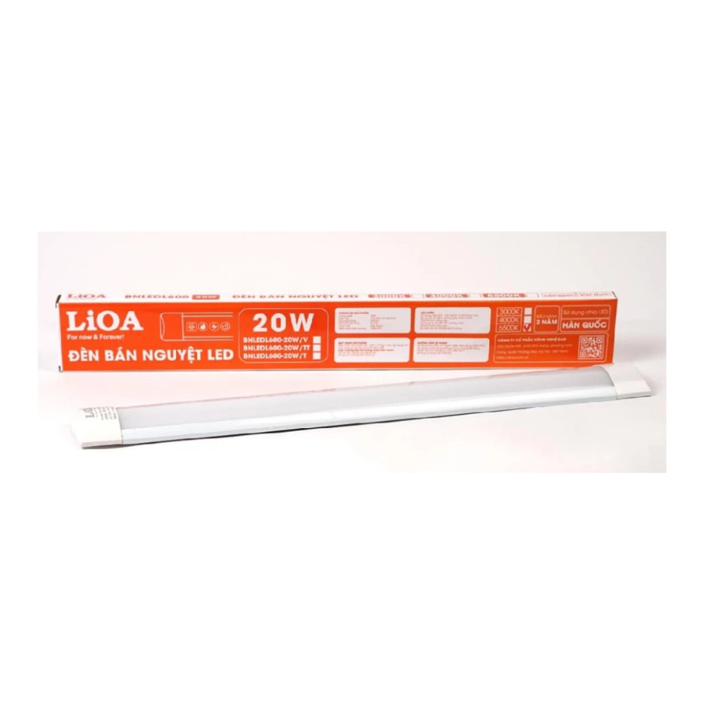 Đèn Tuýp LED Bán Nguyệt LiOA, mã BNLED - 20W 40W - Ánh Sáng Trắng/Vàng, Dài 60cm 120cm, Chip Led Hàn Quốc | BigBuy360 - bigbuy360.vn