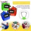 BORAGETE Tay Tally Counter, 4 Kỹ Thuật Số Không Cần Pin Cơ Clicker Counter, Máy Đo Chiều Cầm Tay Kim Loại Mini Di Động Clicker Huấn Luyện Chơi Golf