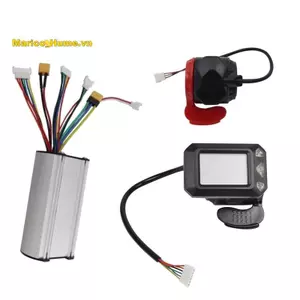 Bộ điều khiển xe tay ga gấp 24V 250W Bộ điều khiển xe tay ga điện Màn hình LCD Bộ ga phanh