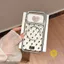 Phone Case For iPhone 17 Pro Max 16 15 Korean Style TPU Magnetic Transparent Korean Style Polka Dot Aesthetic Korean Cute