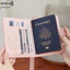 Túi đựng tài liệu Dây di động Giá đỡ tài liệu Bàn chải chống trộm RFID Giá đỡ hộ chiếu du lịch đa chức năng Túi đựng hộ chiếu 6.7