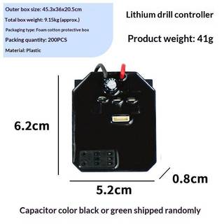 E-WOITD 1 Chiếc Máy Mài Điện Bo Mạch Chủ Tốc Độ Bộ Điều Khiển Công Tắc Tốc Độ 18V-21V Máy Khoan Điện Bo Mạch Chủ Không Chổi Than Lithium Power Tool E-WOITD