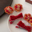 Phong Cách Mới May Mắn Làm Giàu Năm Mới Nơ Kẹp Tóc Màu Đỏ Lễ Hội Top Kẹp Tóc Cô Gái Kẹp Tóc Dễ Thương Trẻ Em Phụ Kiện Tóc Nữ 0GVO