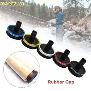 Thành phần xây dựng cần câu, Phụ kiện DIY Nắp cao su bằng nhựa, Kiểm tra uốn lượn mông Sửa chữa cột câu cá