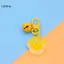 LUImo Sáng Tạo Dạ Quang 3D Mèo Paw Mặt Dây Chuyền Móc Khóa Hoạt Hình Dễ Thương Chân Mèo Móc Khóa Túi Xách Tinh Tế Phụ Kiện Trang Trí Quà Tặng SBS