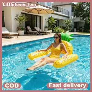 Littleloves1 Quả Mới Giường Nổi Nước Nổi Hammo Phao Lounger Nước Bơm Hơi Nổi Giường VN