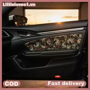 Littleloves1 1 Cái Cá Koi Stier Tự Dính Cho Nội Thất Ô Tô Bảng Điều Khiển Trang Trí Cửa VN