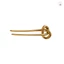 Kẹp tóc bằng thép không gỉ vàng 18k - Kẹp tóc hình chữ U thanh lịch cho tóc dài