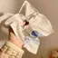 Khăn Vuông Pháp Ngọt Kẻ Sọc Scrunchy Tóc Cao Cấp Vuông Phụ Kiện Tóc Quá Khổ Đầu Dây Đuôi Ngựa Tóc Mũ Đội Đầu