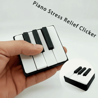 SENRTY Fidget Clicker, Mechanical Feel PLA Chất liệu Đồ chơi in 3D, Giảm căng thẳng Âm thanh Pocket-Sized Piano Fidget Lo âu Làm dịu