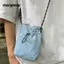 Túi Messenger MARGREDY, Túi Đeo Vai Phong Cách Tối Giản Nhẹ, Túi Điện Thoại Màu Trơn Vải Thời Trang Cho Bé Gái