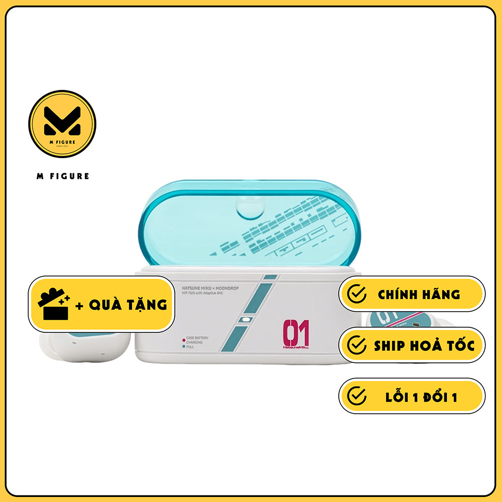 Tai Nghe Hatsune Miku x Moondrop - Pudding TWS - Wireless Bluetooth Earphones - (Moondrop) Tai Nghe CHÍNH HÃNG