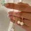 Bộ 3 Trang Sức Bông Tai Mặt Dây Chuyền Nelace Cho Nữ Quà Tặng Đám Cưới Thời Trang Tinh Tế