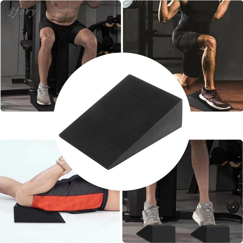 Jfory Yoga Brick EVA Foam Squat Wedge Block Foot Incline Board Cáng bắp chân Nhẹ Chống mài mòn Thích hợp cho văn phòng tại nhà Phòng thu du lịch Tập thể dục