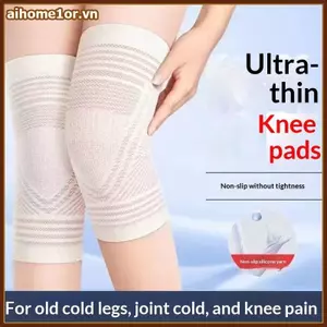 AIHOM Tay áo đầu gối mùa hè 1 cặp Miếng đệm đầu gối chống trượt thoáng khí Giảm đau khớp để tập luyện làm việc Đi bộ,