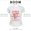 BOOM Áo Baby Tee Nữ Cotton Ôm Body-Áo Thun Ngắn Tay Y2K In Hình PhongCách Mùa Hè, Cổ Tròn Hàng Đầucách hàn quốc phong199