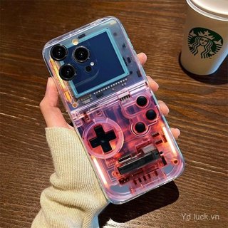 Trẻ em vui nhộn Bảng điều khiển trò chơi họa tiết phẳng Vỏ phong cách vui nhộn sáng tạo Thích hợp cho iPhone 17promax / 16 / 15pro / 12plus / 14 / 11 / 16promax / 15 / 17 / 14plus Vỏ điện thoại chống sốc