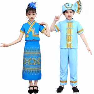 ✿ Thái Lan Myanmar Việt Nam Malaysia Trang Phục Truyền Thống Cho Trẻ Em Bé Gái Bé Trai Thanh Thiếu Niên Sự Kiện Liên Hợp Quốc