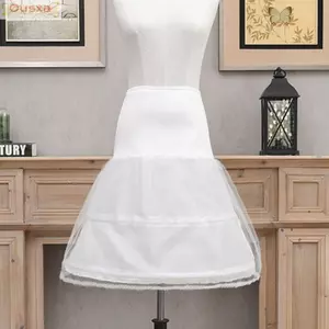 OUSXA Petticoat, Gothic Với Vòng Underskirt Crinoline, Thời Trang Màu Trắng Có Thể Điều Chỉnh Thoáng Khí Bóng Áo Petticoats Ballet