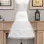 OUSXA Petticoat, Gothic Với Vòng Underskirt Crinoline, Thời Trang Màu Trắng Có Thể Điều Chỉnh Thoáng Khí Bóng Áo Petticoats Ballet