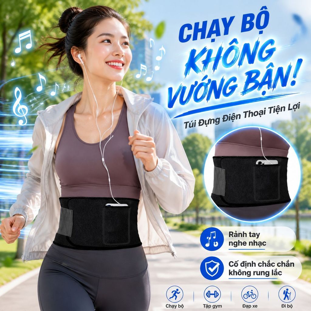 🔥Giá sốc🔥Đai nịt bụng giảm mỡ ra mồ hôi | Đai thắt lưng đốt mỡ thon eo nam nữ | Đai chống gù lưng giảm cân đa năng