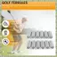 12 Cái / gói Ferrules Golf .370 Nhôm Cho Trục Sắt Phụ Kiện Câu Lạc Bộ Golf