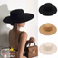 TOPTOOLCX Nữ Flatcap, Retro Hepburn Phong Cách Rộng Vành Nỉ Mũ, Nhà Thờ Thanh Lịch Pháp Dame Mũ Flat-top Mũ Nữ