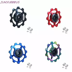 JUNYUE88US Xe Đạp Gốm Mang Hướng Dẫn MTB 16T 17T Jockey Bánh Xe Phía Sau Derailleur Hướng Dẫn Phía Sau Bánh Xe Phụ Kiện Truyền Bánh Xe Đạp Bánh Xe Jockey