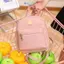 E-WOITD Thời Trang Mới Nữ Phong Cách Hàn Quốc Mini Bapa Da PU Nhỏ Baless Túi Đa Năng Bé Gái Trường Nhỏ Bapa E-WOITD