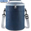 <cosyh>Round Insulated Lunch Bag Cooler Bag Portable Lunch Box For Picnic Camping