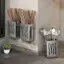 Nhíphuj 1 Miếng Dụng Cụ Nhà Bếp Ra-Multifunctional Thoát Nước Chopsti Giá Đỡ, Hộp Bảo Quản Dao Kéo Treo Tường Hoặc Độc Lập, Nhựa VN