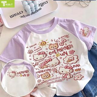 COD✅ (Hồ Chí Minh)Kids T Mall Áo phông tay ngắn In hình hoạt hình Áo Kiểu rộng và ấn tượng Trẻ em thời trang #VN750
