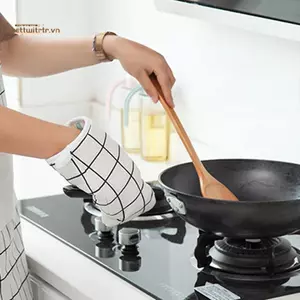 Găng Tay Nhà Bếp TRTR 1 Găng Tay Lò Nướng Thiên Tính Cách Nhiệt Cần Thiết Cho Nướng Bánh Và Nấu Ăn An Toàn VN