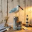Các bức tượng mòng biển bằng gỗ Thiết kế máy tính để bàn sáng tạo Trang trí bờ biển cho văn phòng tại nhà