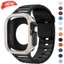 Ốp PC TPU + Dây đeo silicon tương thích cho Apple Watch Ultra3 / 2 / 1 49mm Series11 / 10 46mm 9 8 7 6 SE 45mm 44mm
