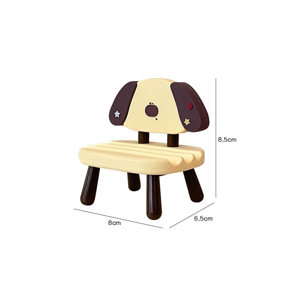 Giá đỡ lười máy tính bảng HOBBYIN, Giá đỡ ghế Mini có thể điều chỉnh góc hoạt hình, Đồ trang trí sáng tạo Giá đỡ điện thoại để bàn