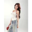 Milyfashion Pure Desire Hot Girl Letter Sequined Sling Mùa Hè Phong Cách Mới Bên Trong Ren Đẹp Top W4JQ